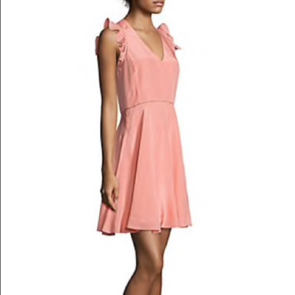 Rebecca Taylor ruffle silk dress